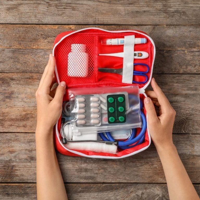 Botiquín para viajar con niños