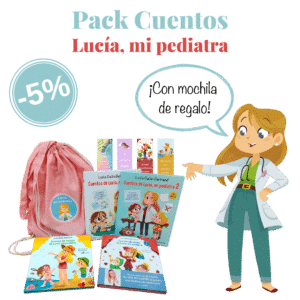 Pack 4 Cuentos Lucía, mi pediatra (regalo)