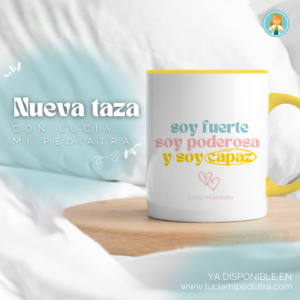 Taza  "SOY FUERTE, SOY PODEROSA Y SOY CAPAZ"