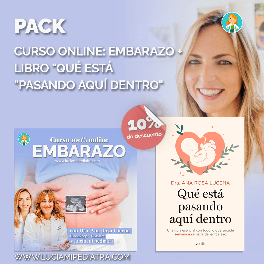 Pack libro de la Dra. Ana Rosa Lucena sobre Embarazo + Curso Online