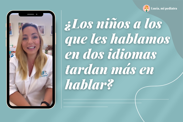 ¿Los niños a los que les hablamos en dos idiomas tardan más en hablar?