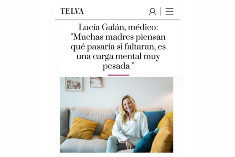 Lucía Galán, médico: “Muchas madres tienen una carga desbordada y piensan qué pasaría si faltaran”