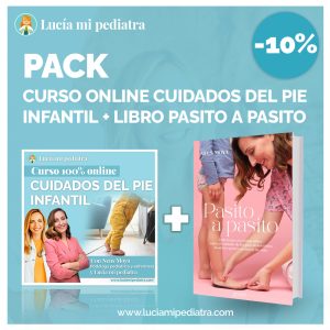 Pack Curso online Cuidados del pie infantil + Libro Pasito a Pasito