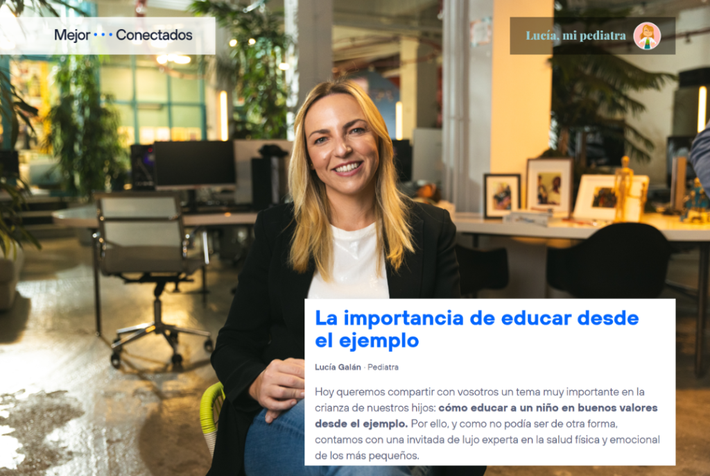 Educar desde el ejemplo en Mejor Conectados