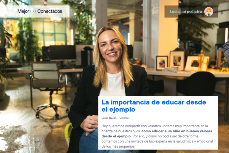 Educar desde el ejemplo en Mejor Conectados