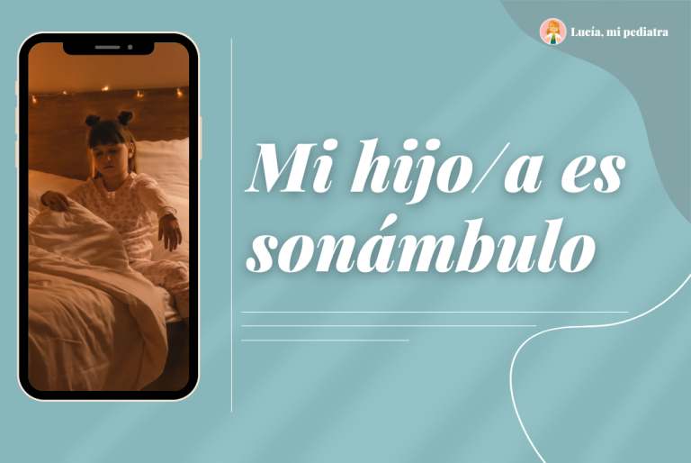 Mi hijo/a es sonámbulo