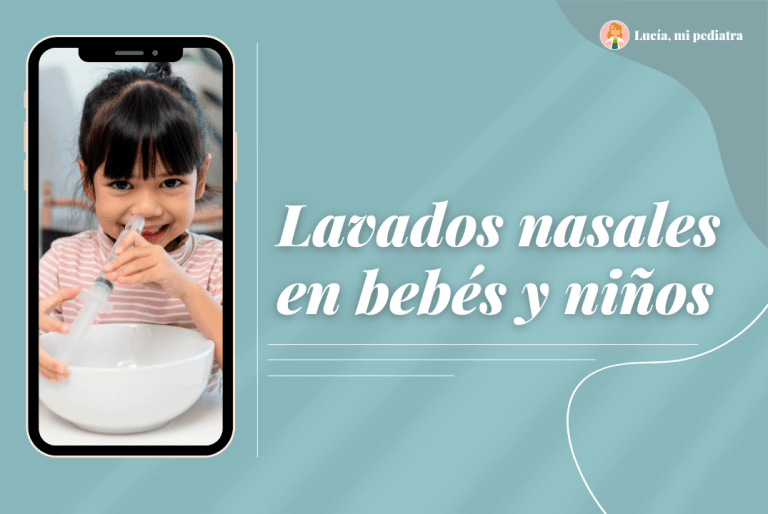 Lavados nasales en bebés y niños