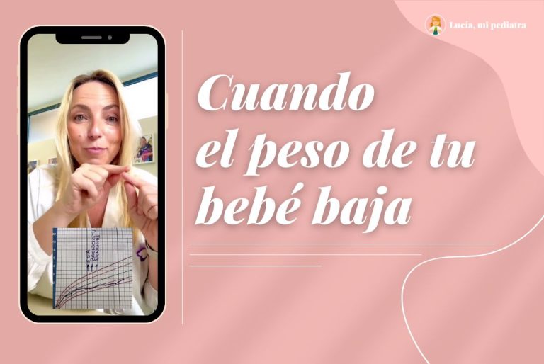 Cuando el peso de tu bebé baja