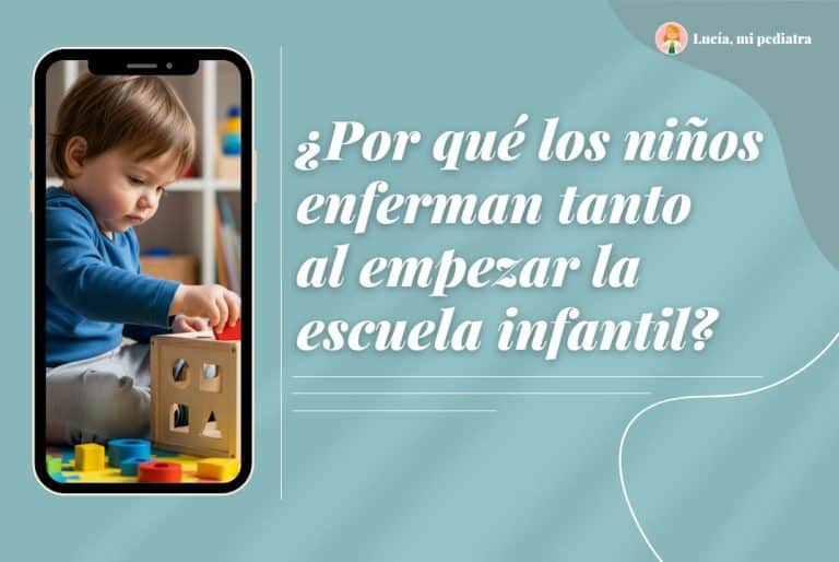 ¿Por qué los niños enferman tanto al empezar la escuela infantil?